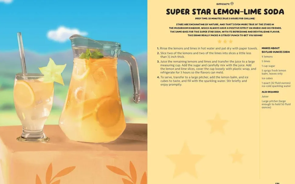 Super Mario - The Unofficial Super Mario Cookbook Hardcover Book