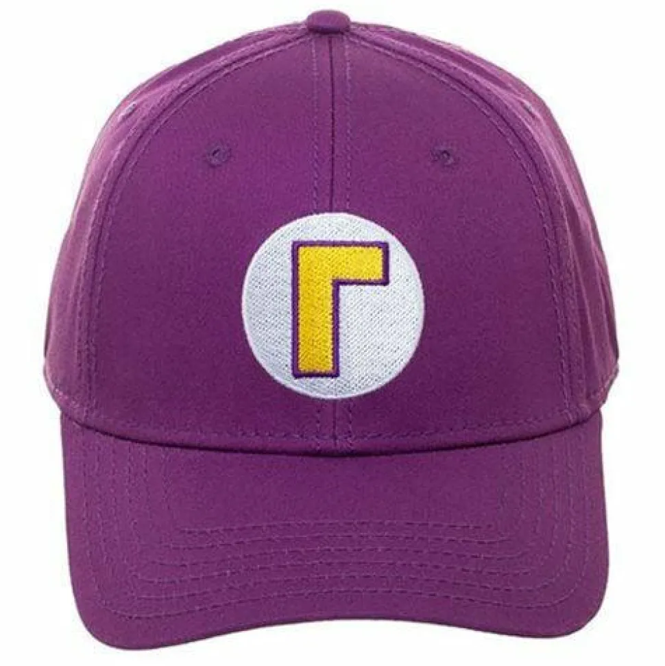Super Mario Bros - Waluigi Flex-Fit Hat (One Size)