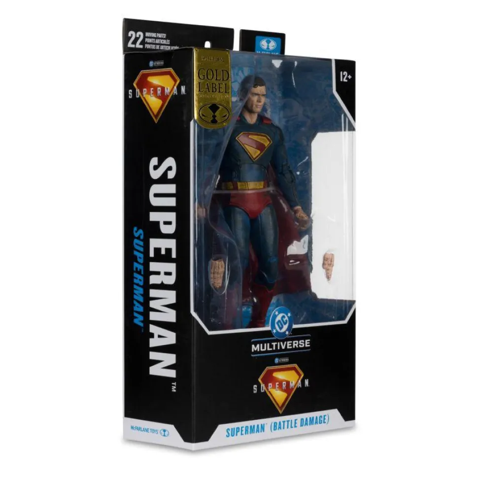 Superman (2025) - Superman (Battle Damage) Gold Label 7" Scale Action Figure