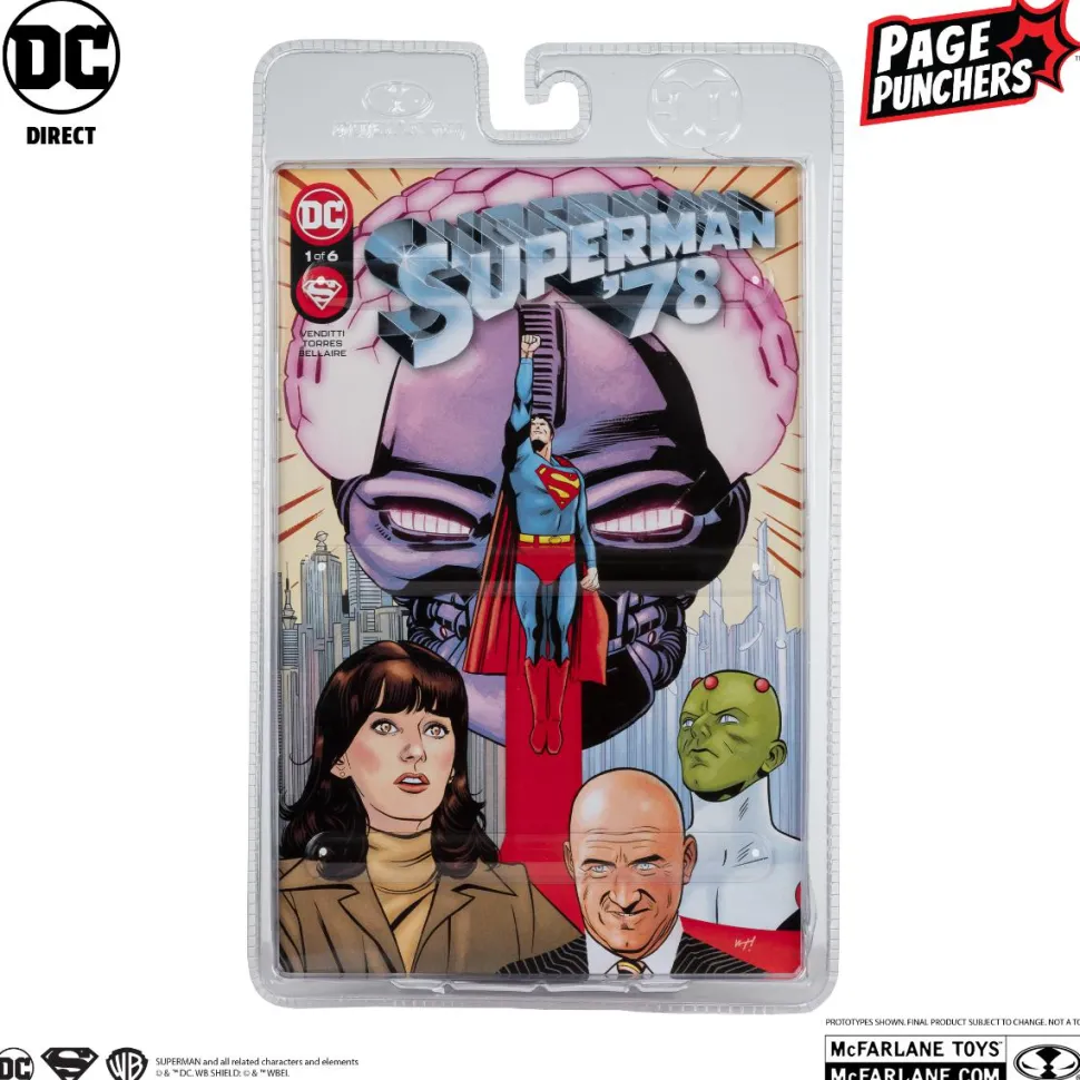 Superman '78 - Superman DC Page Punchers 7" Scale Action Figure with Comic Book