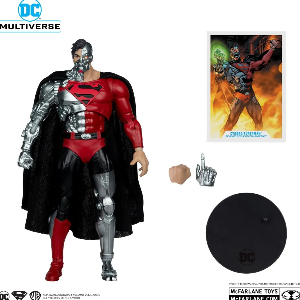 Superman - Cyborg Superman (Revenge of the Green Lanterns) DC Multiverse Gold Label 7" Scale Action Figure