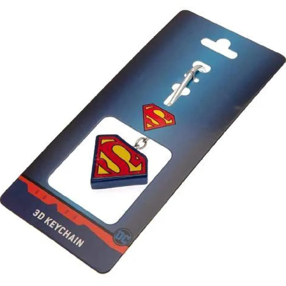 Superman - Logo 3D Resin Keychain
