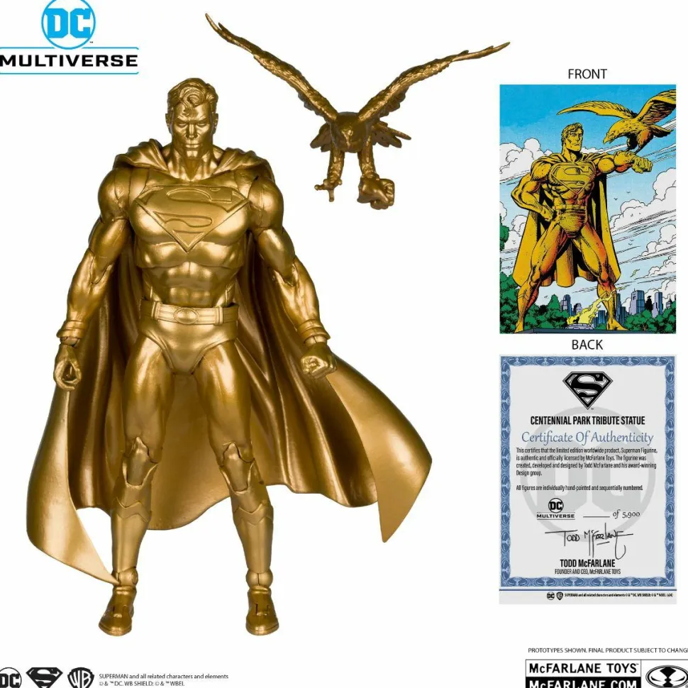 Superman - Superman (Centennial Park Tribute Statue) DC Multiverse 7" Scale Action Figure (2024 SDCC Exclusive)