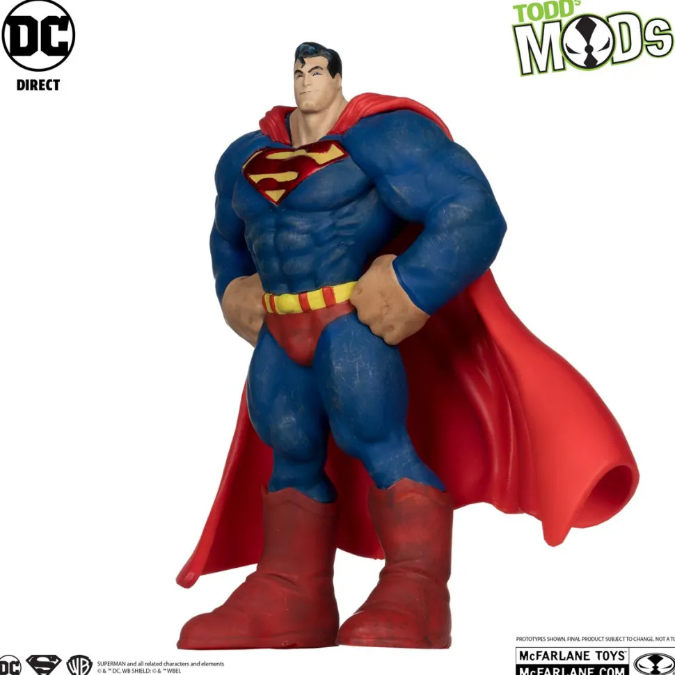 Superman - Superman Todd's Mods Collector Vinyl 4.5" Scale PVC Posed Figure