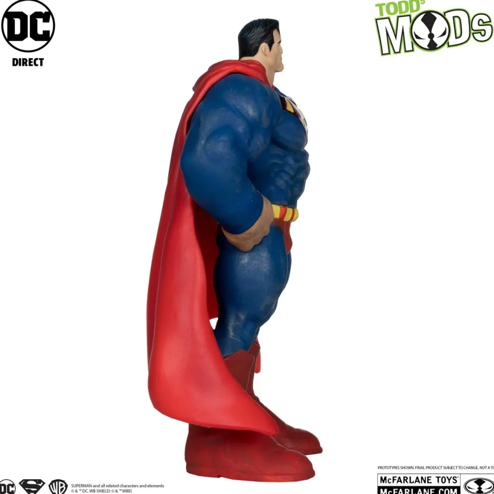 Superman - Superman Todd's Mods Collector Vinyl 4.5" Scale PVC Posed Figure