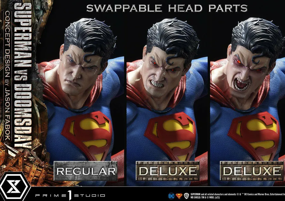 Superman - Superman vs Doomsday Deluxe 1/3 Scale Diorama Statue