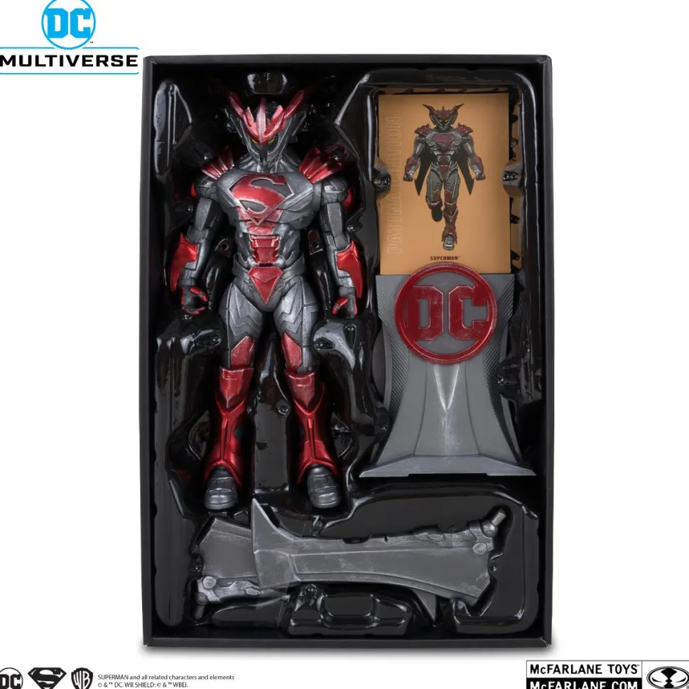 Superman: Unchained - Superman Energised Armour (Patina Edition) DC Multiverse Gold Label Limited Edition 7" Scale Action Figure