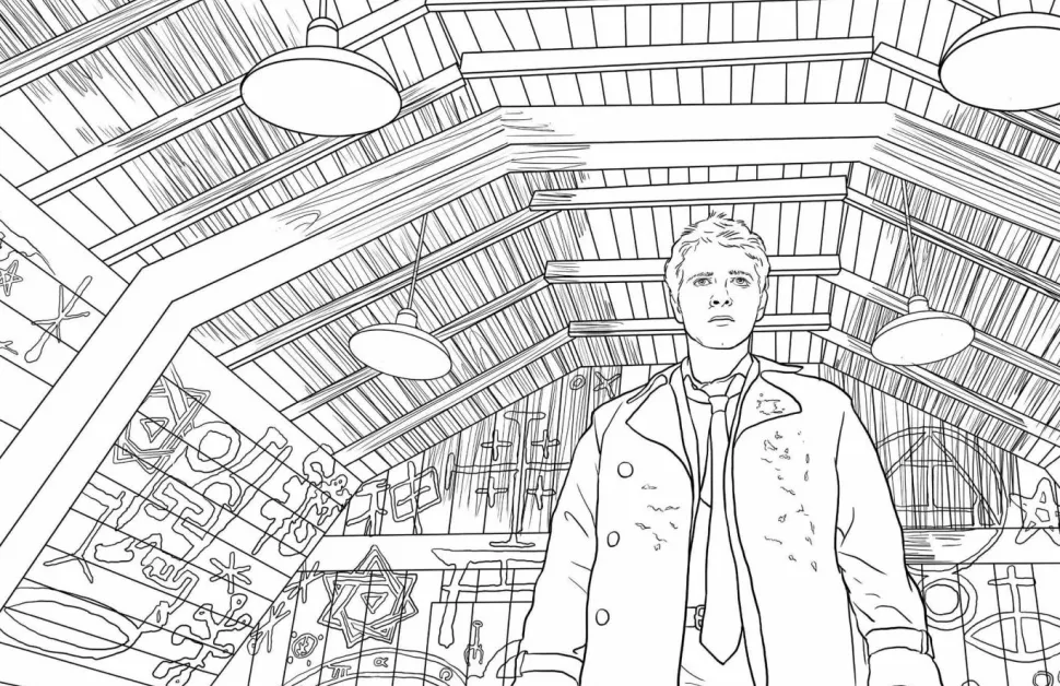 Supernatural - The Official Colouring Book Paperback