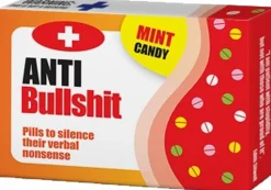 Sweet First Aid Mints - Anti-Bullshit Mint Candy Blister Pack