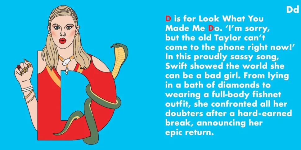 Taylor Swift - Legends Alphabet Hardcover Book
