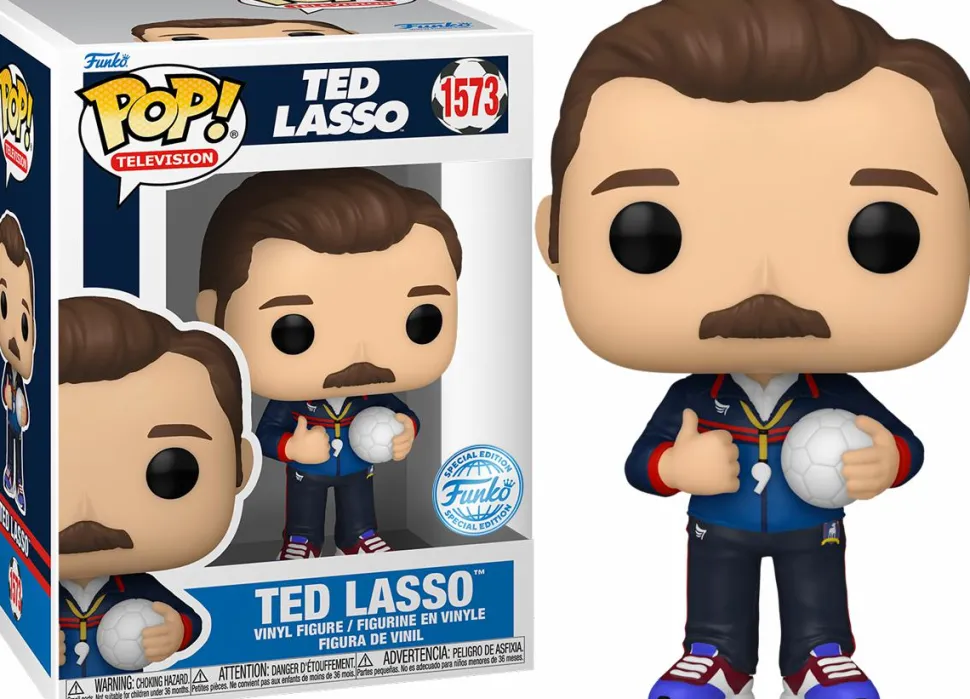 Ted Lasso - Ted Lasso with Soccer Ball Pop! Vinyl Figure