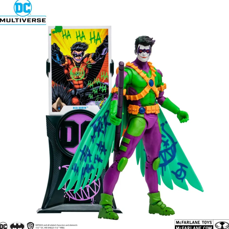 Teen Titans - Red Robin (The New 52) Jokerized DC Multiverse Gold Label 7" Scale Action Figure