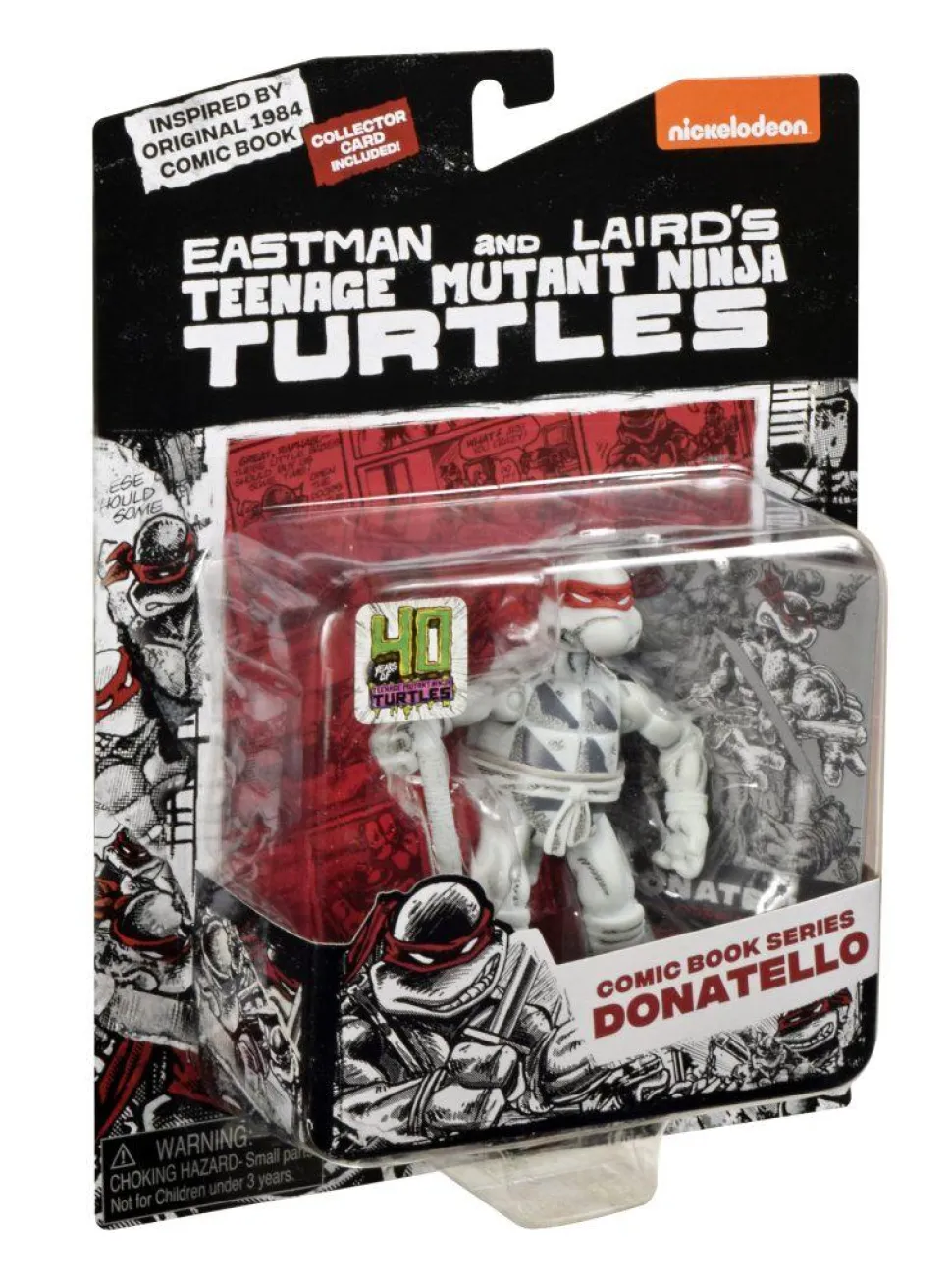 Teenage Mutant Ninja Turtles (1984) - Original Comic Book Series Black & White Turtles 40th Anniversary 4" Action Figure 4-Pack