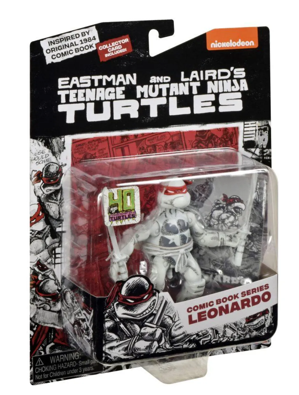 Teenage Mutant Ninja Turtles (1984) - Original Comic Book Series Black & White Turtles 40th Anniversary 4" Action Figure 4-Pack