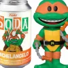 Teenage Mutant Ninja Turtles: Mutant Mayhem - Michelangelo Vinyl SODA Figure in Collector Can