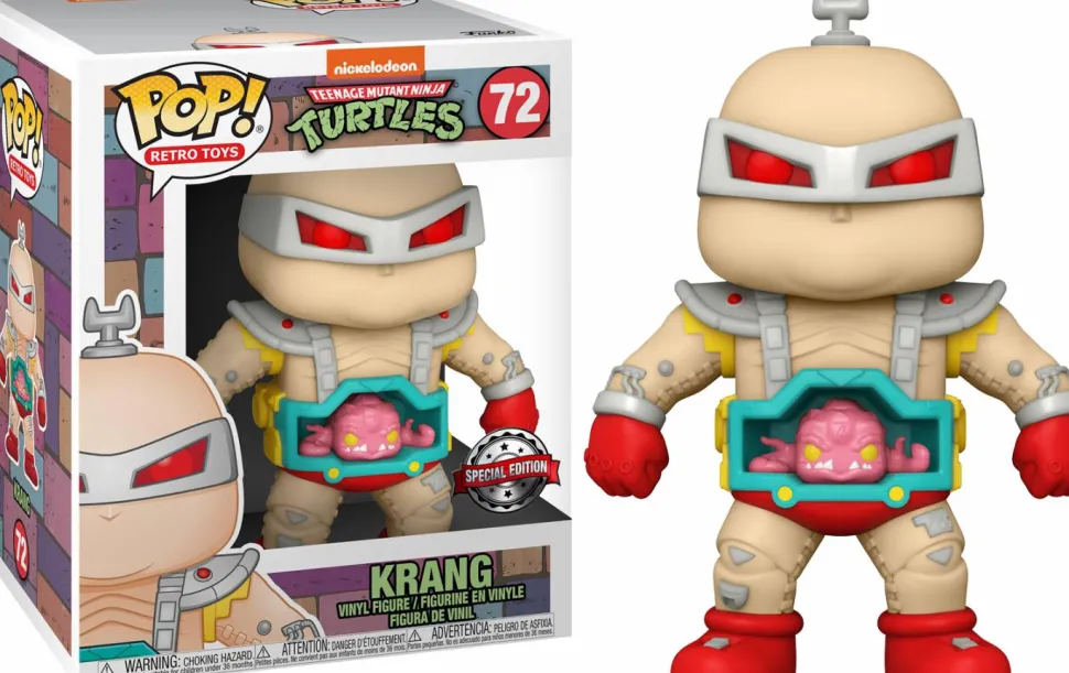 Teenage Mutant Ninja Turtles (1987) - Krang with Android Body 6” Super Sized Pop! Vinyl Figure