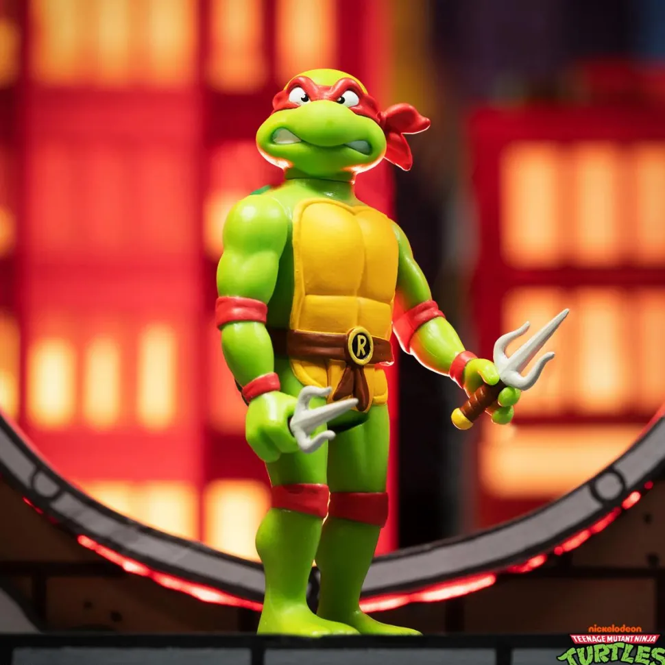 Teenage Mutant Ninja Turtles (1987) - Raphael (Toon) ReAction 3.75" Action Figure