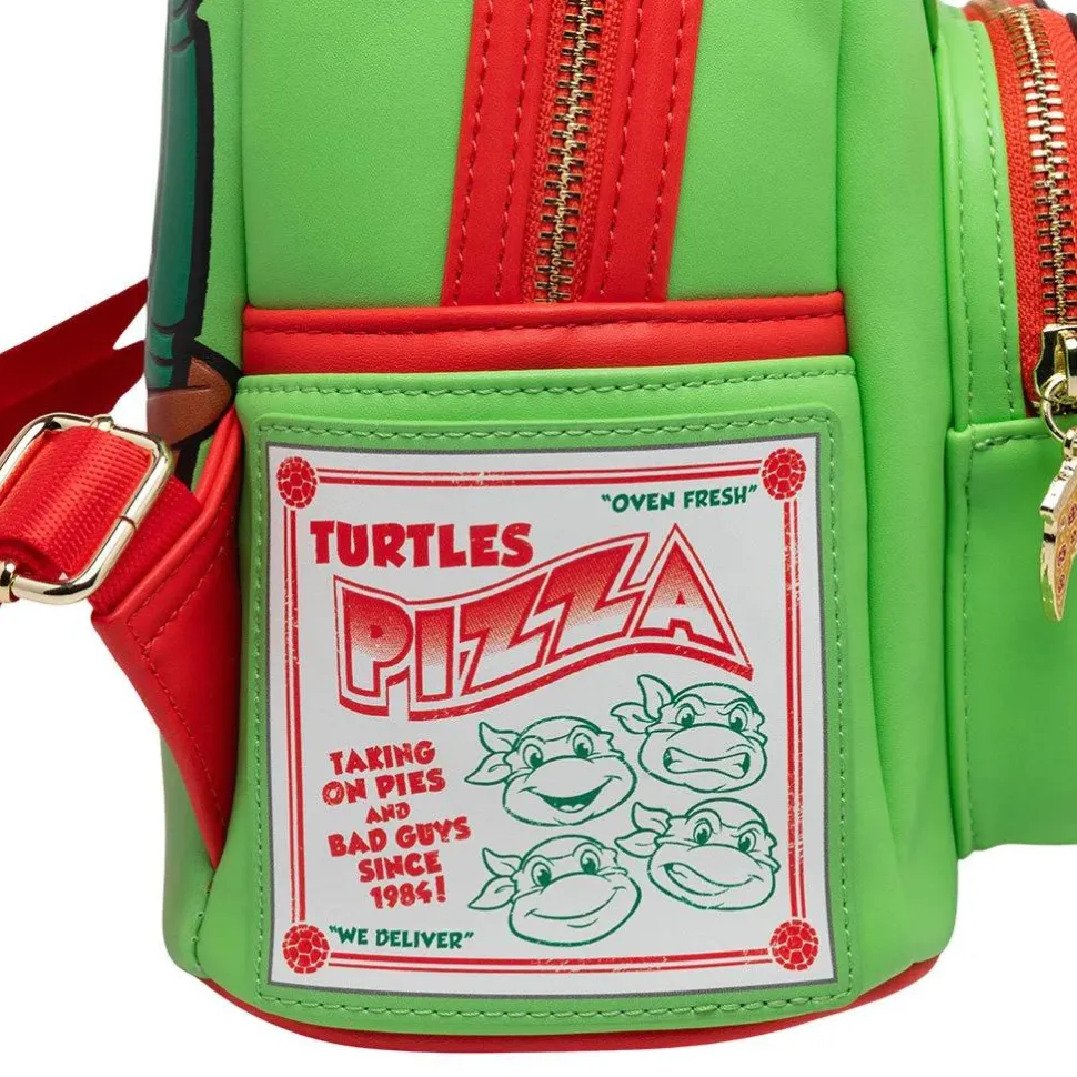 Teenage Mutant Ninja Turtles - Raphael Cosplay 10" Faux Leather Mini Backpack