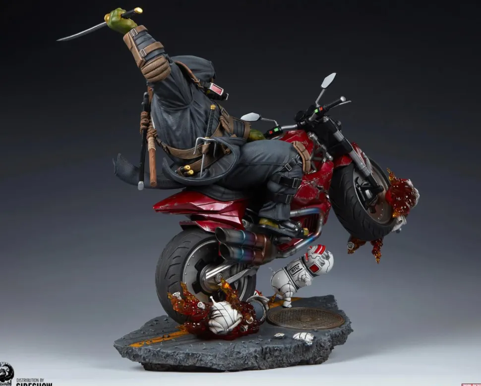 Teenage Mutant Ninja Turtles - The Last Ronin on Bike 1/4th Scale Statue