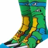 Teenage Mutant Ninja Turtles (1987) - Leonardo Animigos 360 Character Crew Socks (US Men's 8-12)