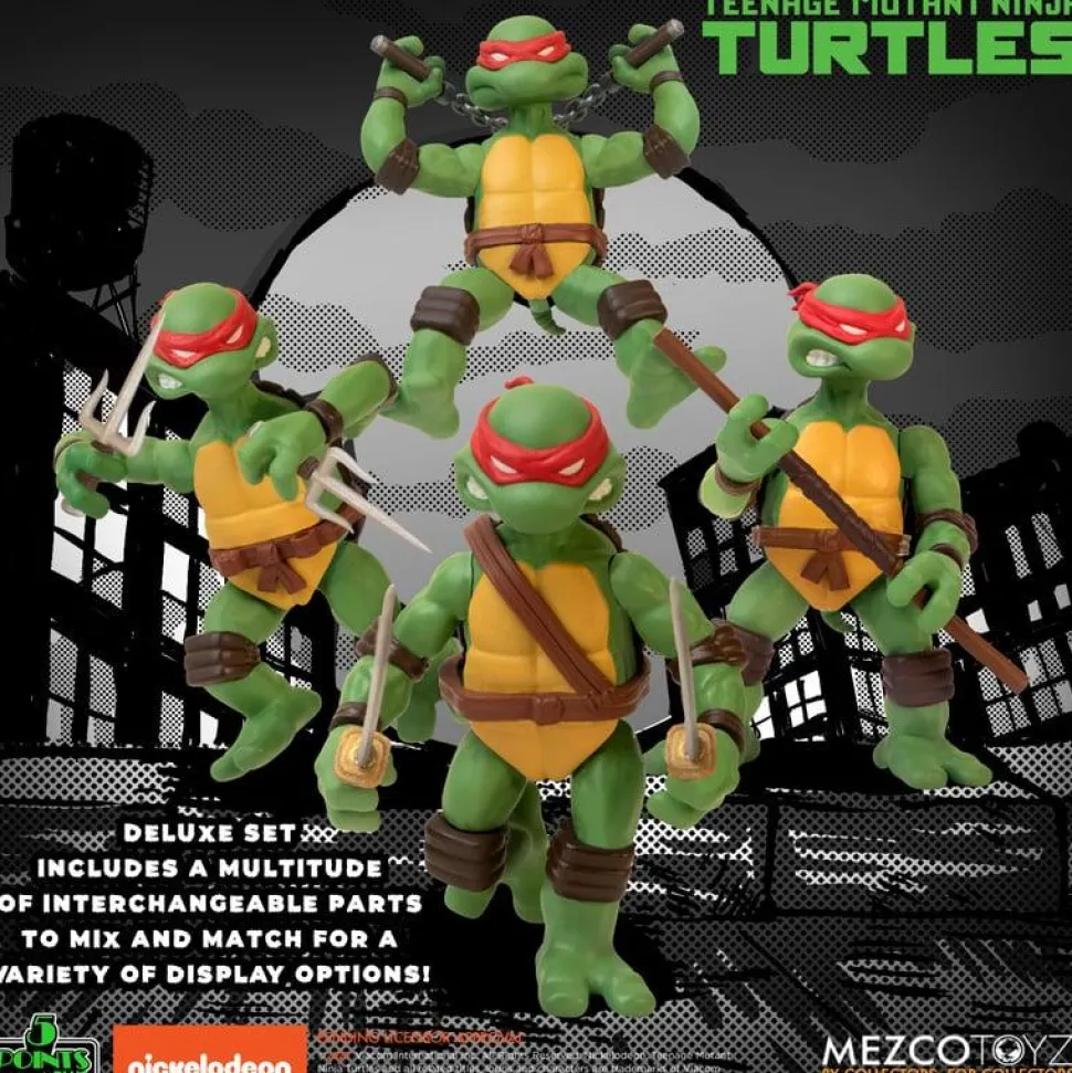 Teenage Mutant Ninja Turtles - Ninja Turtles Deluxe 5-Points Action Figure Box Set
