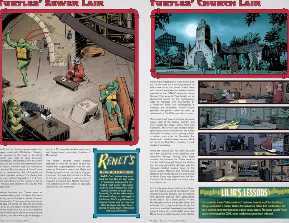 Teenage Mutant Ninja Turtles - IDW Sourcebook Hardcover Book