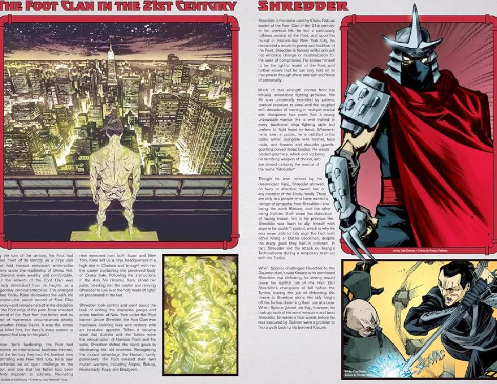Teenage Mutant Ninja Turtles - IDW Sourcebook Hardcover Book
