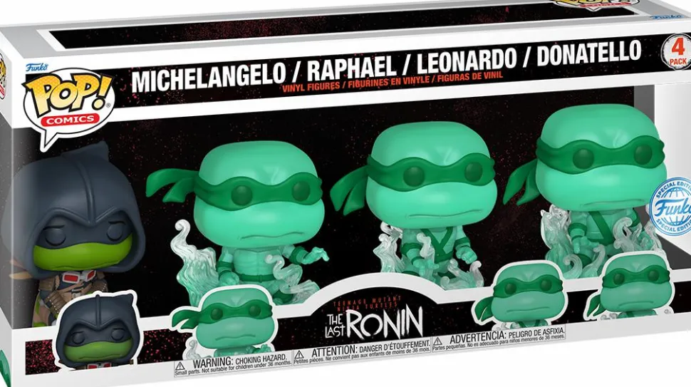 Teenage Mutant Ninja Turtles: The Last Ronin - Michelangelo, Raphael, Leonardo & Donatello Pop! Vinyl Figure 4-Pack