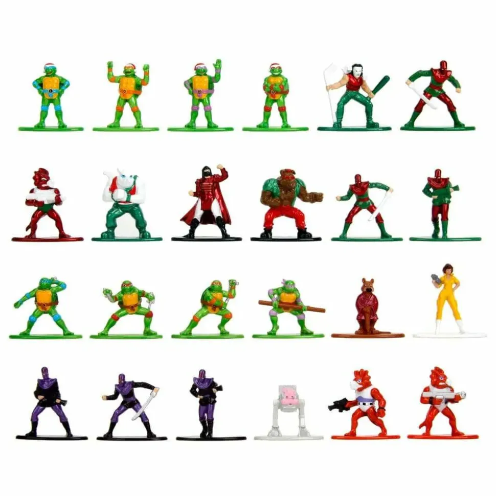 Teenage Mutant Ninja Turtles (1987) - 2024 Nano Metafigs 1.65" Die-Cast Figure Advent Calendar
