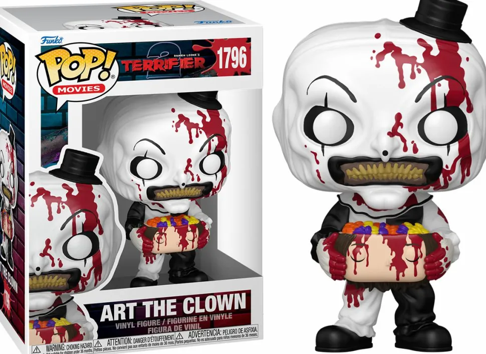 Terrifier - Art the Clown with Candy Filled Head Pop! Vinyl Figure
