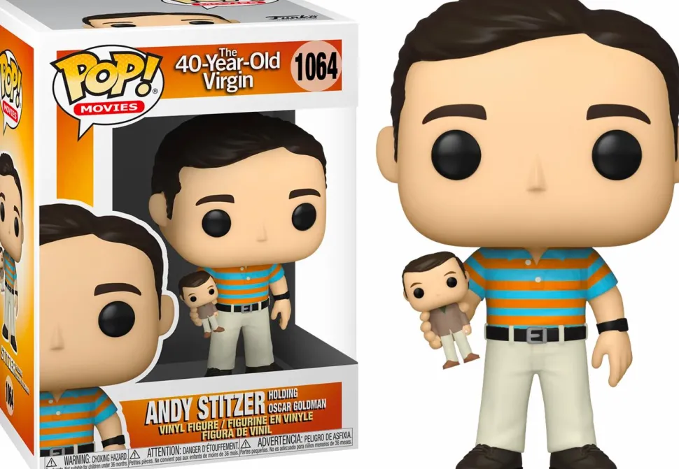 The 40 Year-Old Virgin - Andy with Oscar Goldman Pop! Vinyl Figure