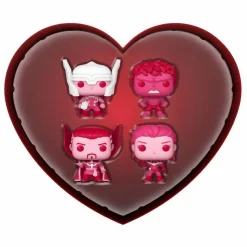 The Avengers - Valentine’s Day Heart-Shaped Box Pocket Pop! Vinyl Figure 4-Pack