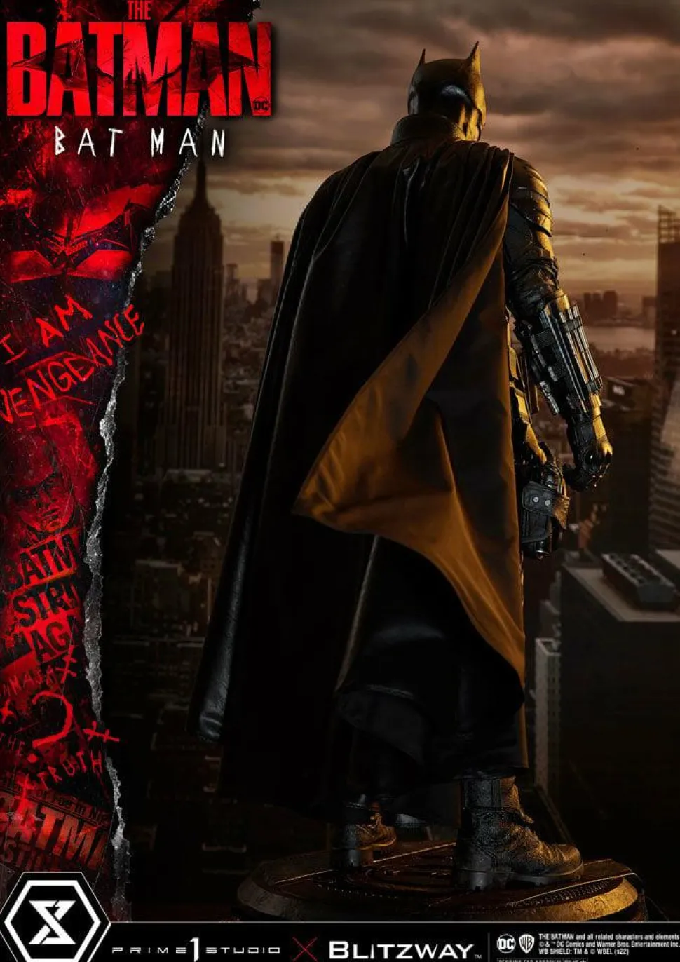 The Batman (2022) - Batman (Bonus Version) 1/3 Scale Statue