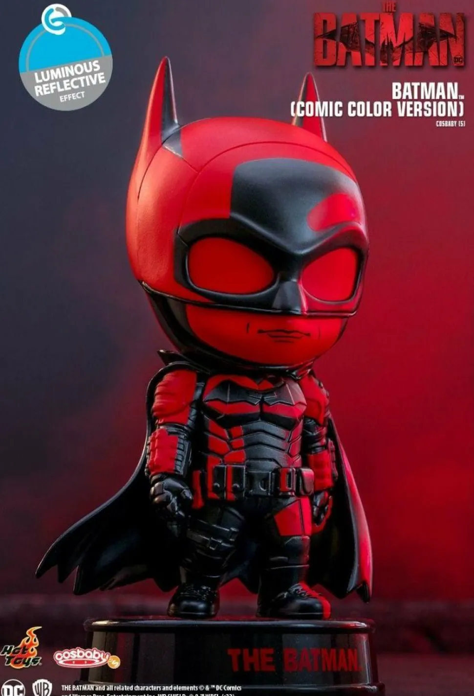 The Batman (2022) - Batman Comic Colour Version Cosbaby (S) Hot Toys Figure