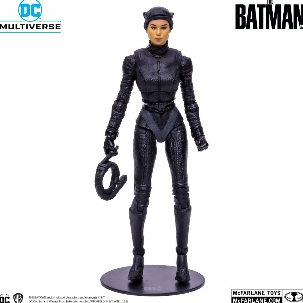 The Batman (2022) - Selina Kyle Catwoman (Unmasked) DC Multiverse 7” Scale Action Figure