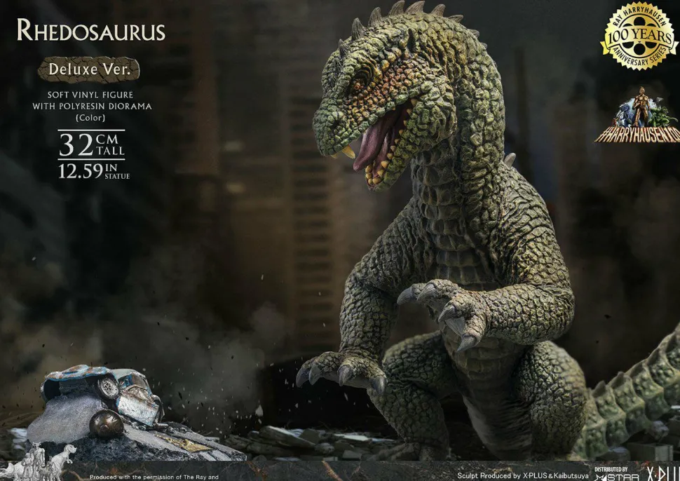 The Beast from 20,000 Fathoms (1953) - Rhedosaurus Colour Version Deluxe 12” Vinyl Statue