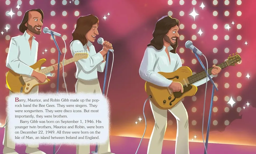 The Bee Gees - Little Golden Book Biography Hardcover Book