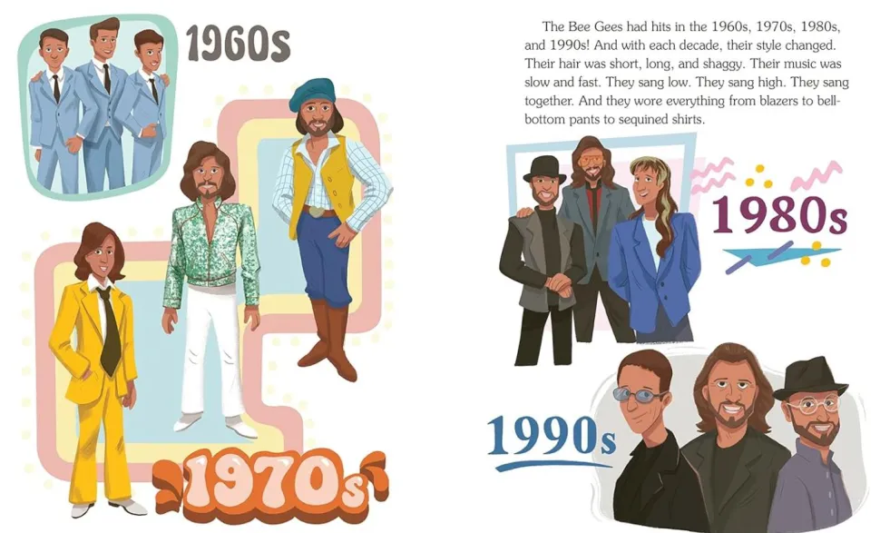 The Bee Gees - Little Golden Book Biography Hardcover Book