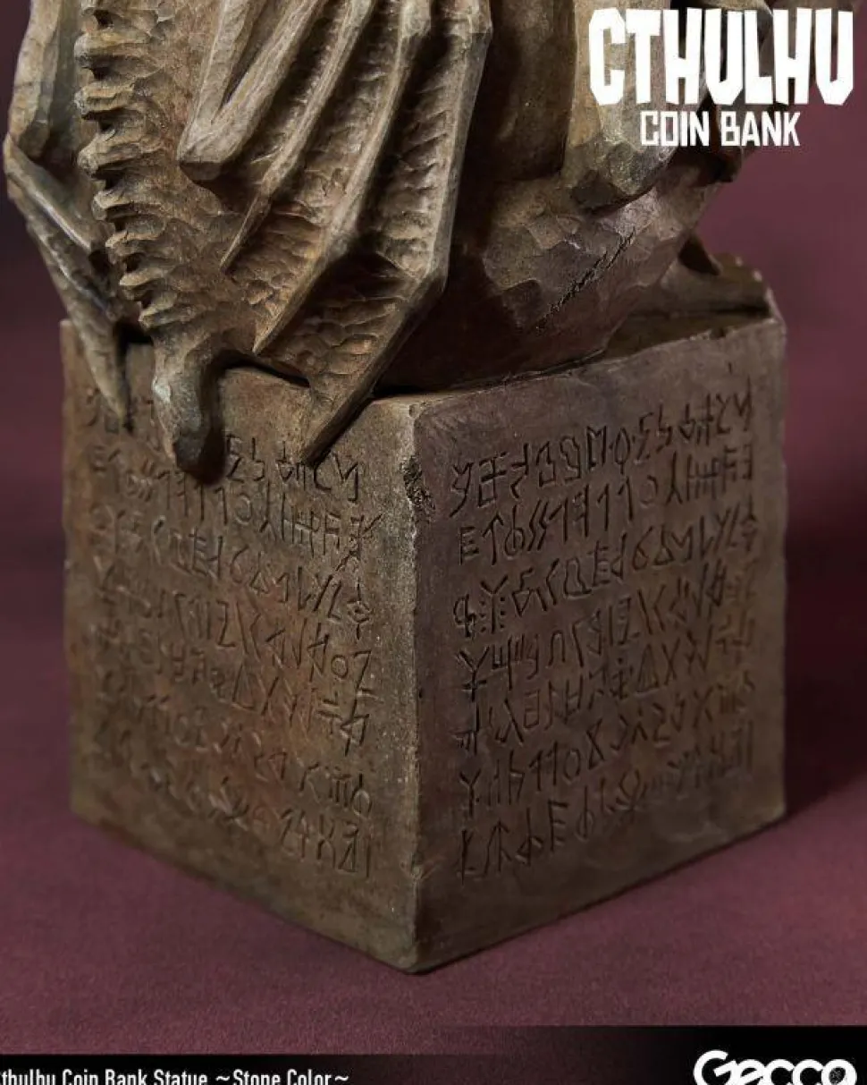 The Call of Cthulhu - Cthulhu (Stone Colour Variant) 9" Coin Bank Statue