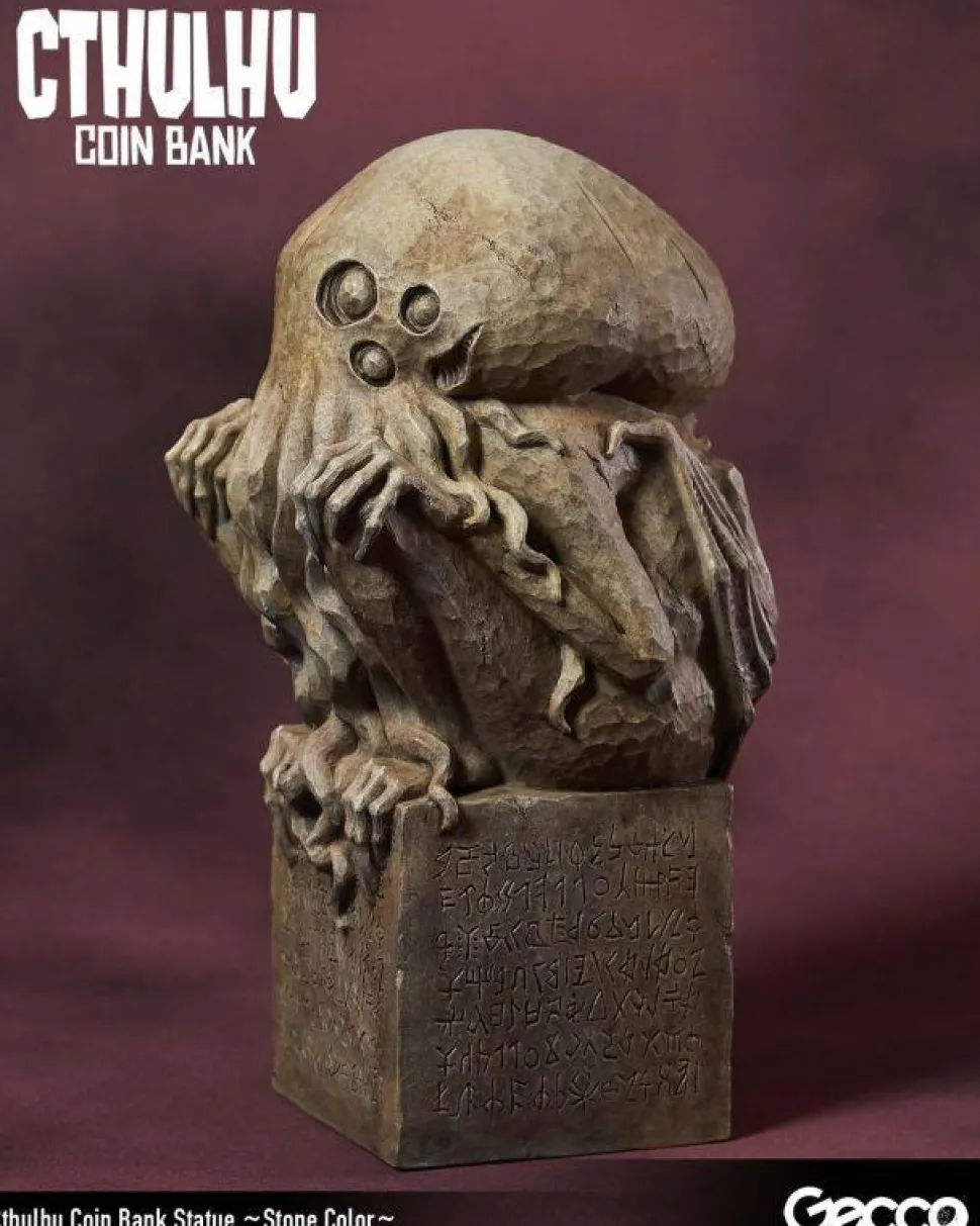 The Call of Cthulhu - Cthulhu (Stone Colour Variant) 9" Coin Bank Statue