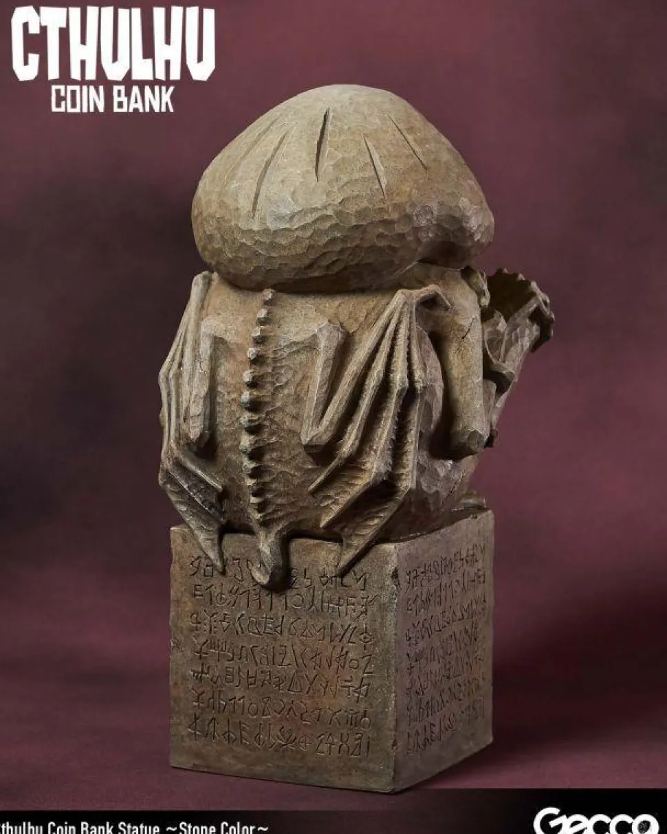 The Call of Cthulhu - Cthulhu (Stone Colour Variant) 9" Coin Bank Statue