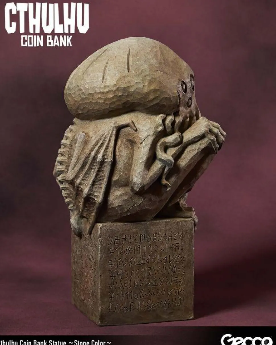 The Call of Cthulhu - Cthulhu (Stone Colour Variant) 9" Coin Bank Statue