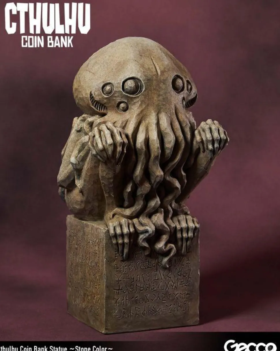 The Call of Cthulhu - Cthulhu (Stone Colour Variant) 9" Coin Bank Statue