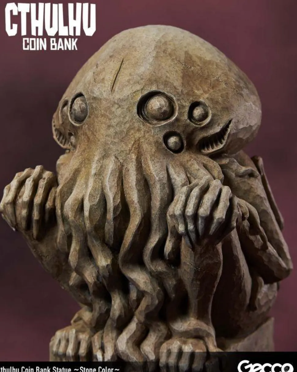 The Call of Cthulhu - Cthulhu (Stone Colour Variant) 9" Coin Bank Statue