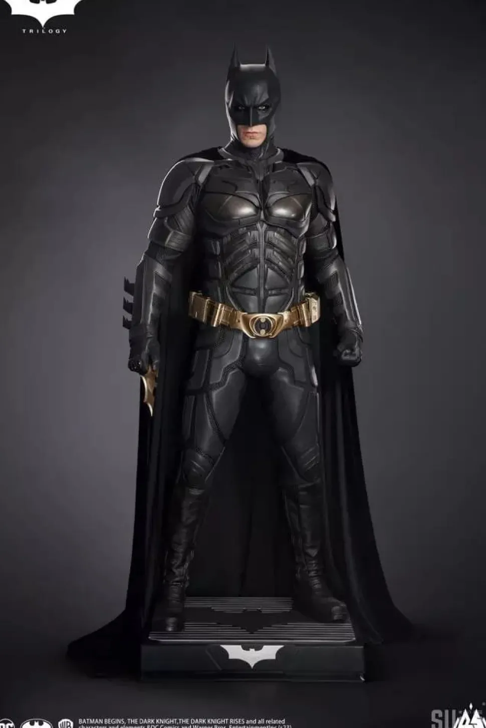 The Dark Knight - Batman Christian Bale 1:1 Scale Life Size Statue