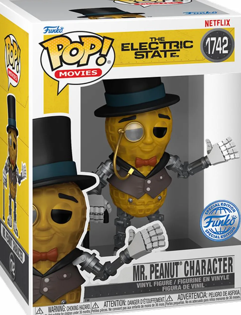 The Electric State - Mr Peanut Character Mystery Box (Includes Mr Peanut & 3 Exclusive Pop! Vinyl Figures)