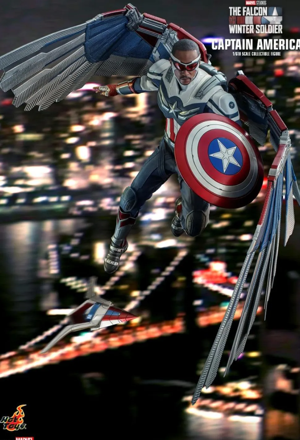 The Falcon and the Winter Soldier - Captain America & Winter Solider Hot Toys 1/6th Scale Action Figure Bundle (Set of 2)