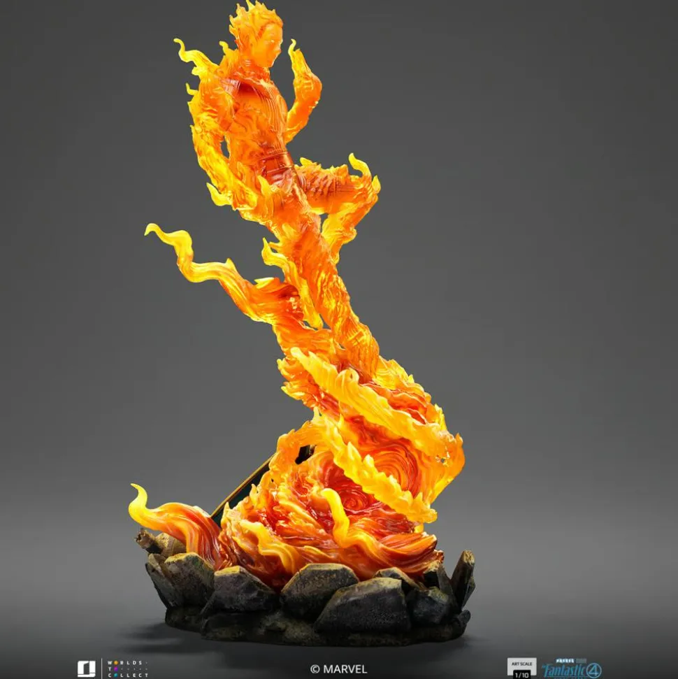 The Fantastic Four: First Steps (2025) - Human Torch 1/10th Scale Statue