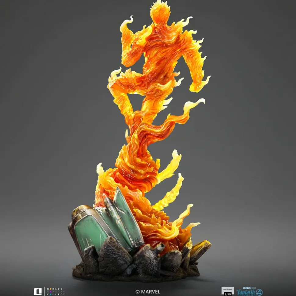 The Fantastic Four: First Steps (2025) - Human Torch 1/10th Scale Statue