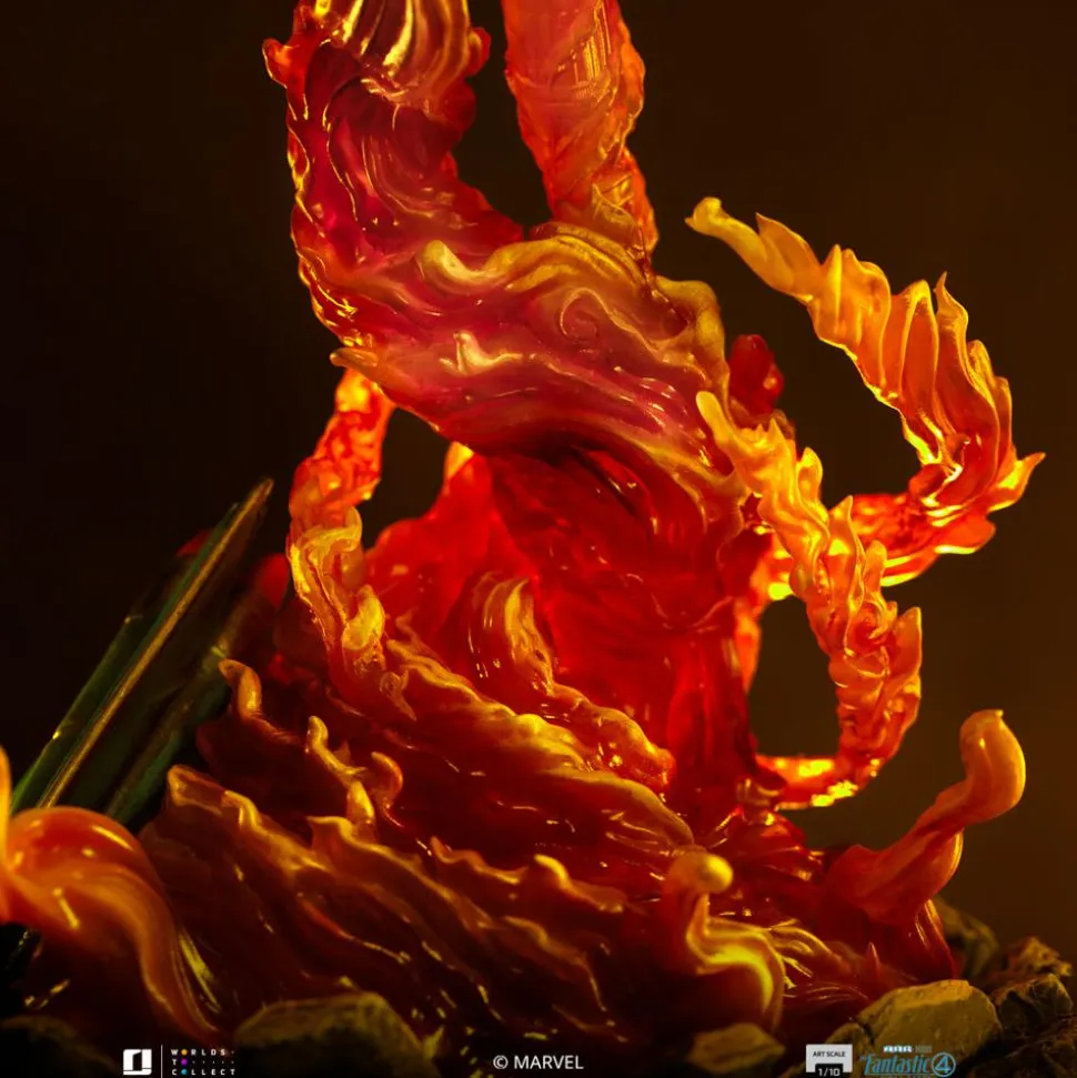 The Fantastic Four: First Steps (2025) - Human Torch 1/10th Scale Statue